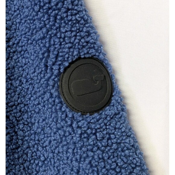 Vineyard Vines On-The-Go Sherpa Full-Zip Jacket Mens L Blue - Picture 2 of 9
